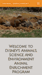Mobile Screenshot of animalenrichment.org
